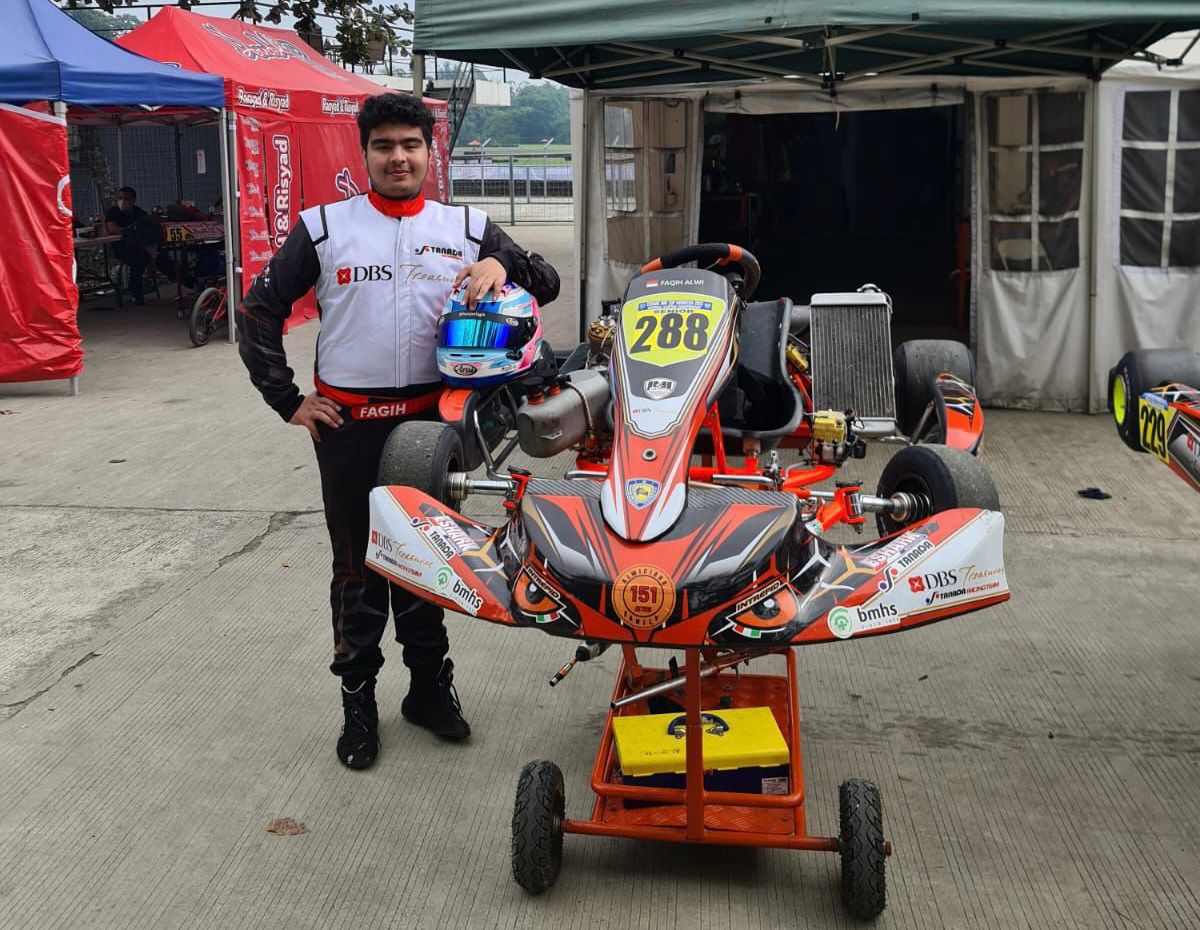 Pembalap Gokar Faguh Alwi