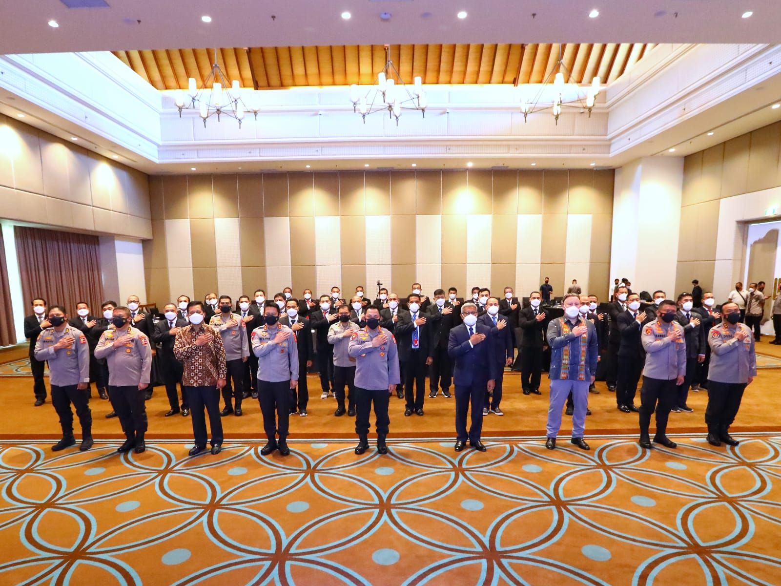 Senior Level Meeting Detasemen Khusus (Densus) 88 Antiteror Polri di Bali.