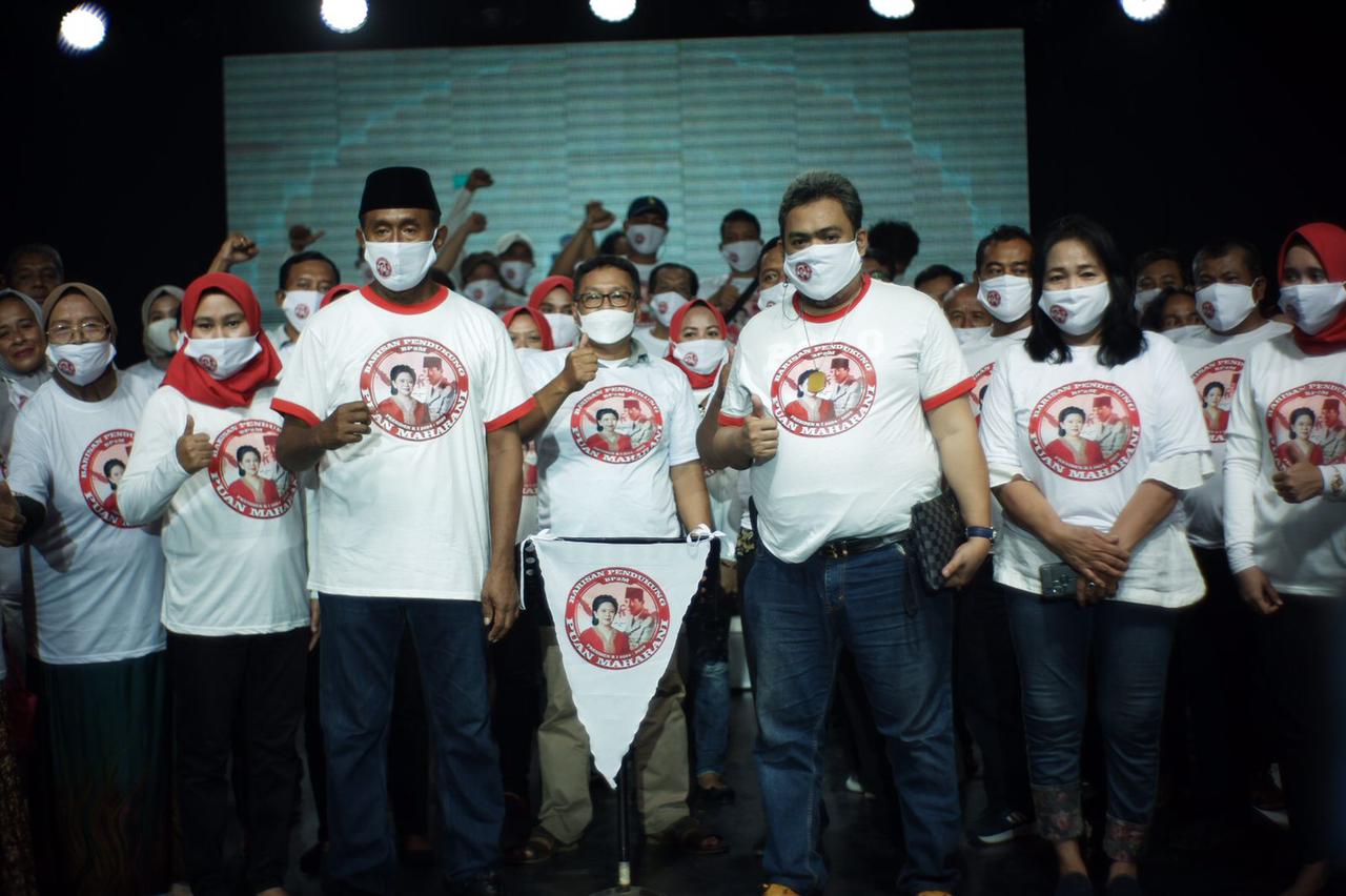 BP2M melakukan deklarasi mendukunf Puan Maharani sebagai calon presiden pada Pilpres 2024.