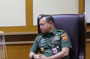 Direktur Jenderal Strategi Pertahanan Kementerian Pertahanan Major Jenderal Rodon Pedrason.