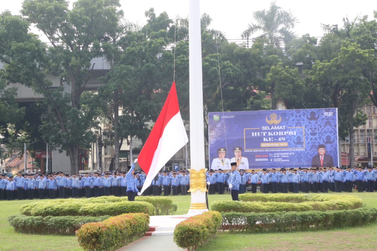 Pemprov Sumsel saat memperingati hari Korpri beberapa waktu lalu