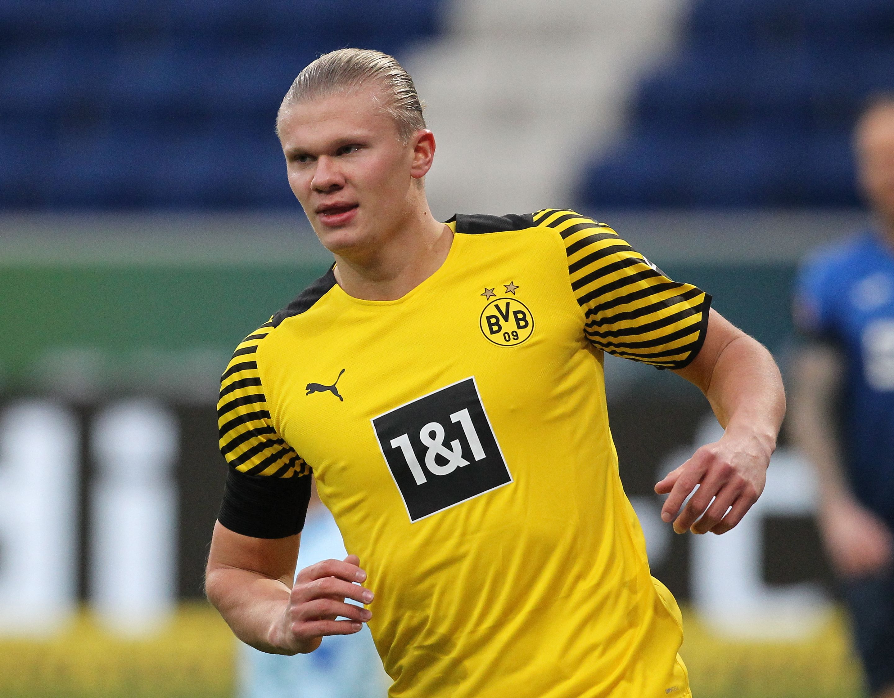Penyerang Broussia Dortmund Erling Haaland