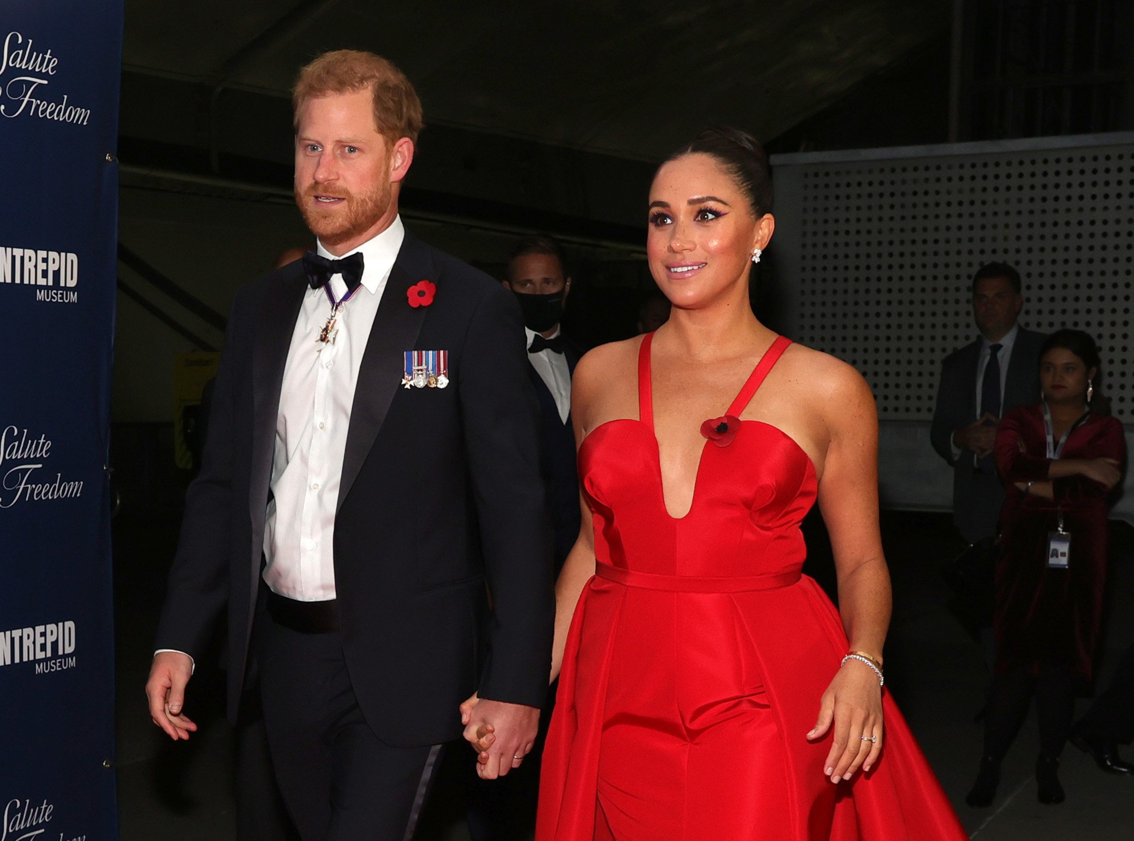 Pangeran Harry dan istrinya Meghan Markle