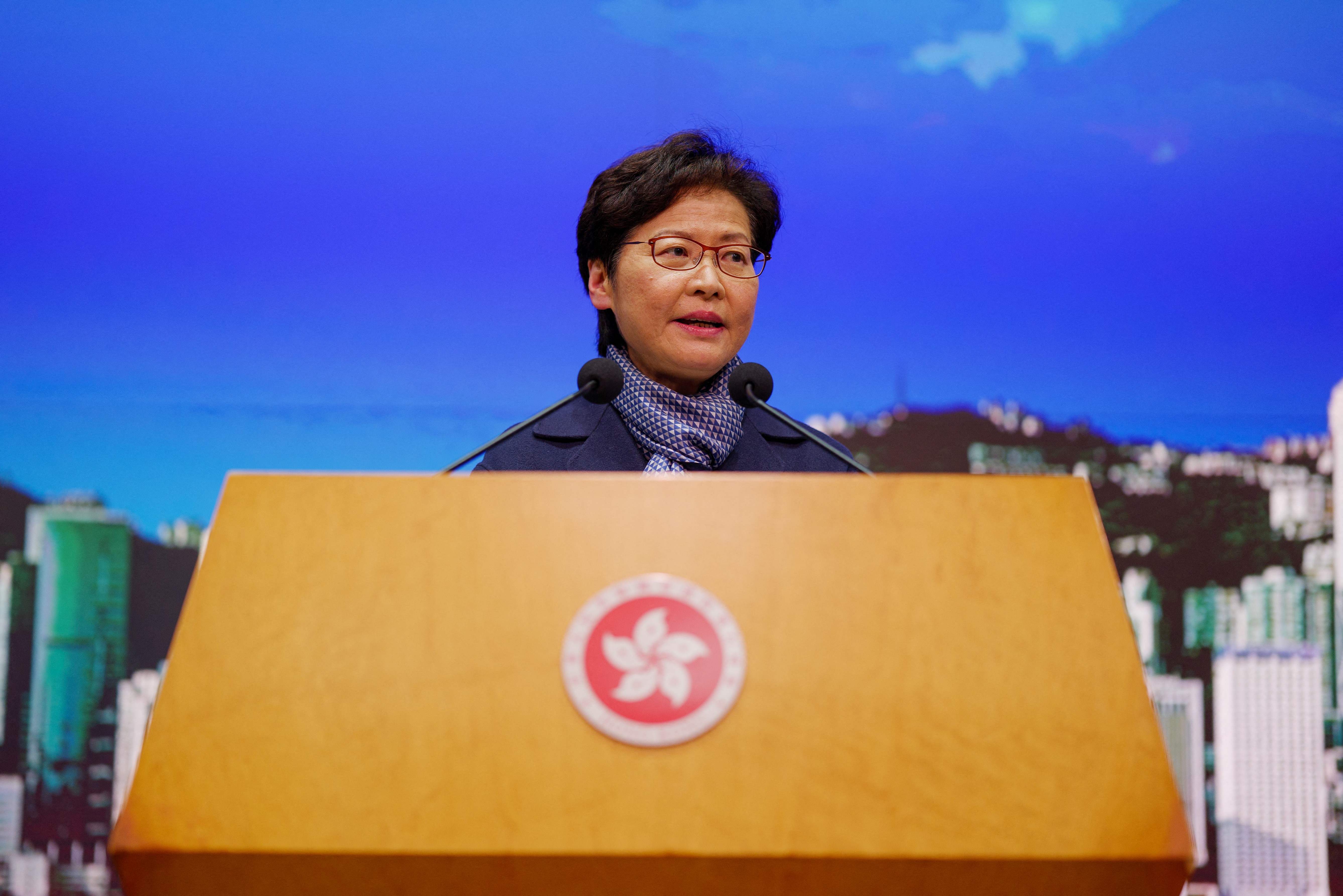 Kepala Eksekutif Hong Kong Carrie Lam
