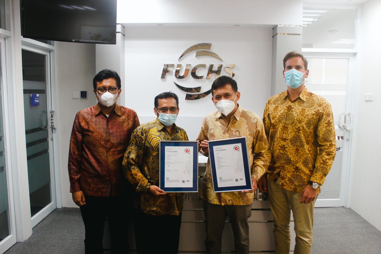 Sertifikat IATF 16949 bagi FUCHS Indonesia