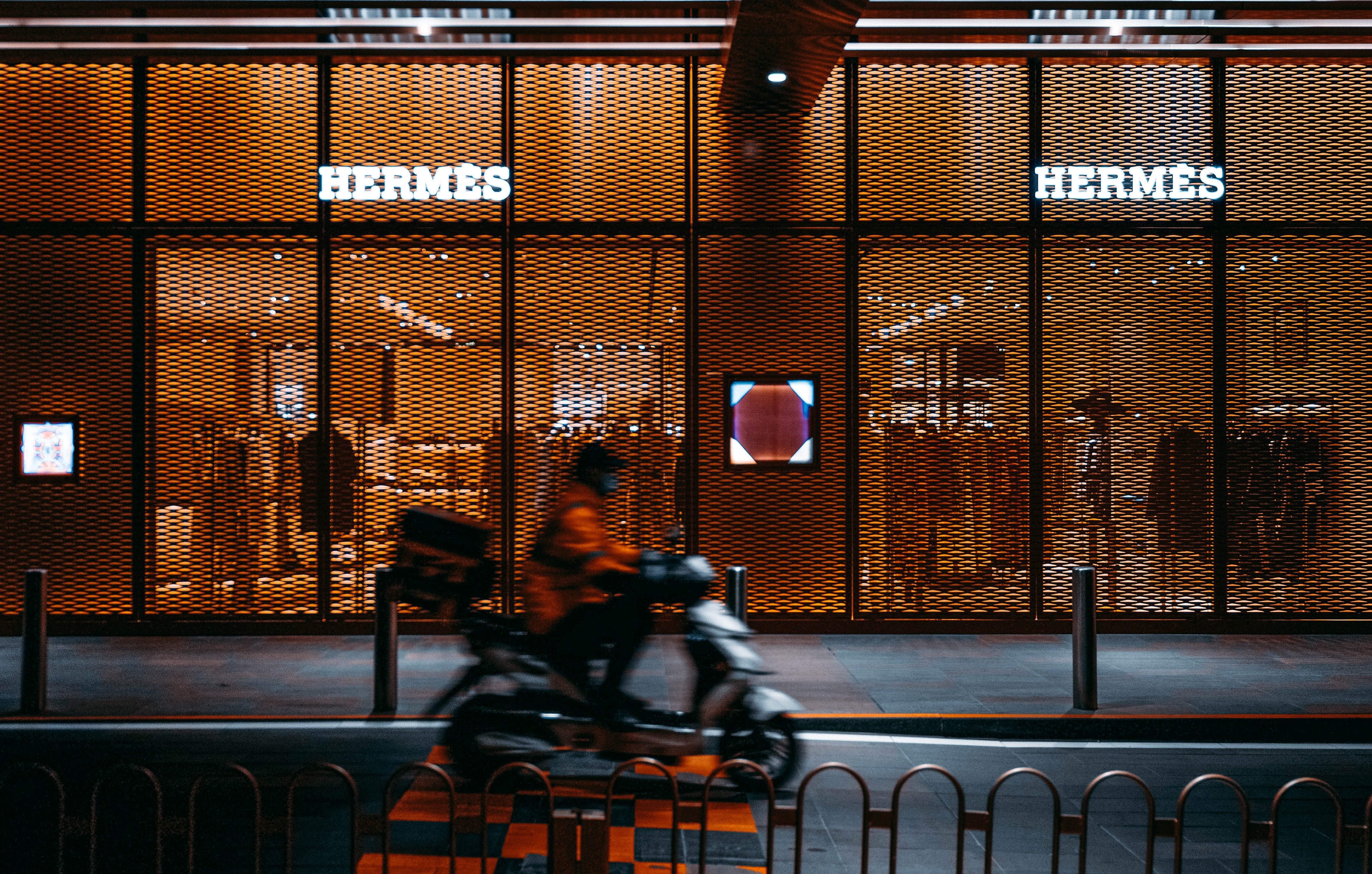 salah satu butik Hermes di Beijing, Tiongkok