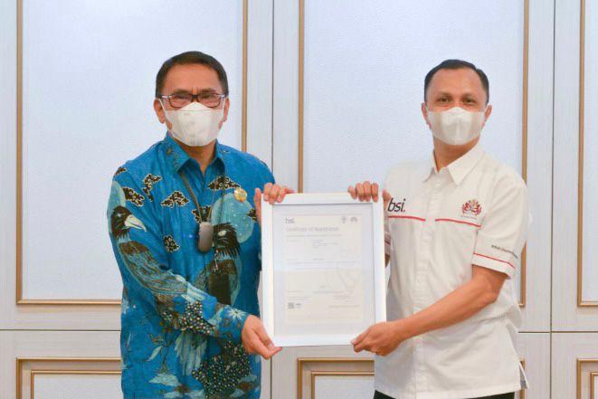 PT Jasa Raharja meraih sertifikat ISO 22301 : 2019 tentang implementasi Business Continuity Management System (BCMS) pada tahun 2021 