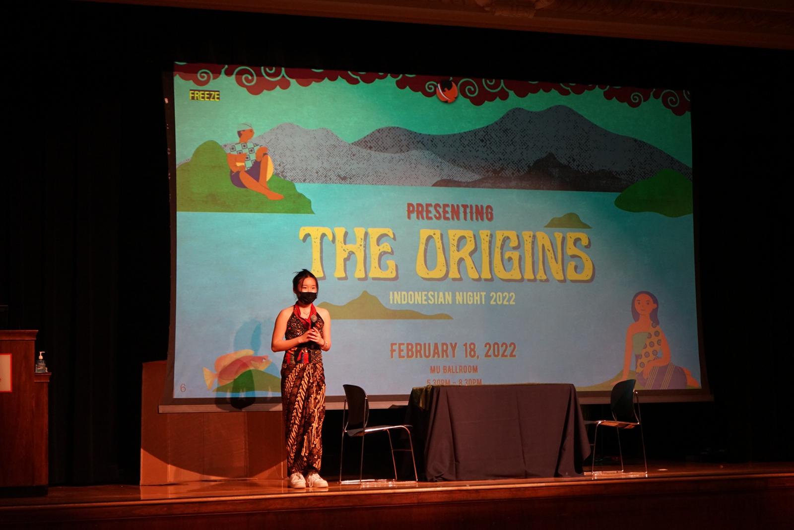 Acara “Indonesian Night 2022: The Origins” di Corvallis, Oregon, Amerika Serikat (AS) pada malam waktu setempat tanggal 18 Februari 2022. 