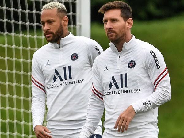 Neymar dan Lionel Messi