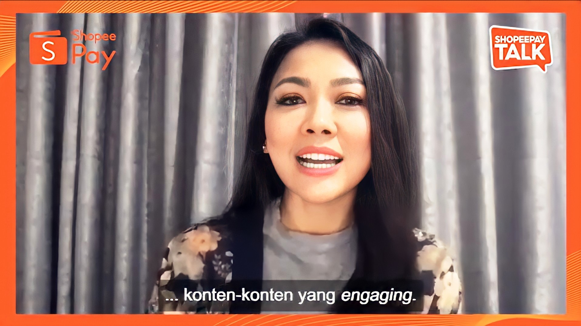 Sambutan dari Eka Nilam Dari, Head of Strategic Merchant Acquisition ShopeePay.