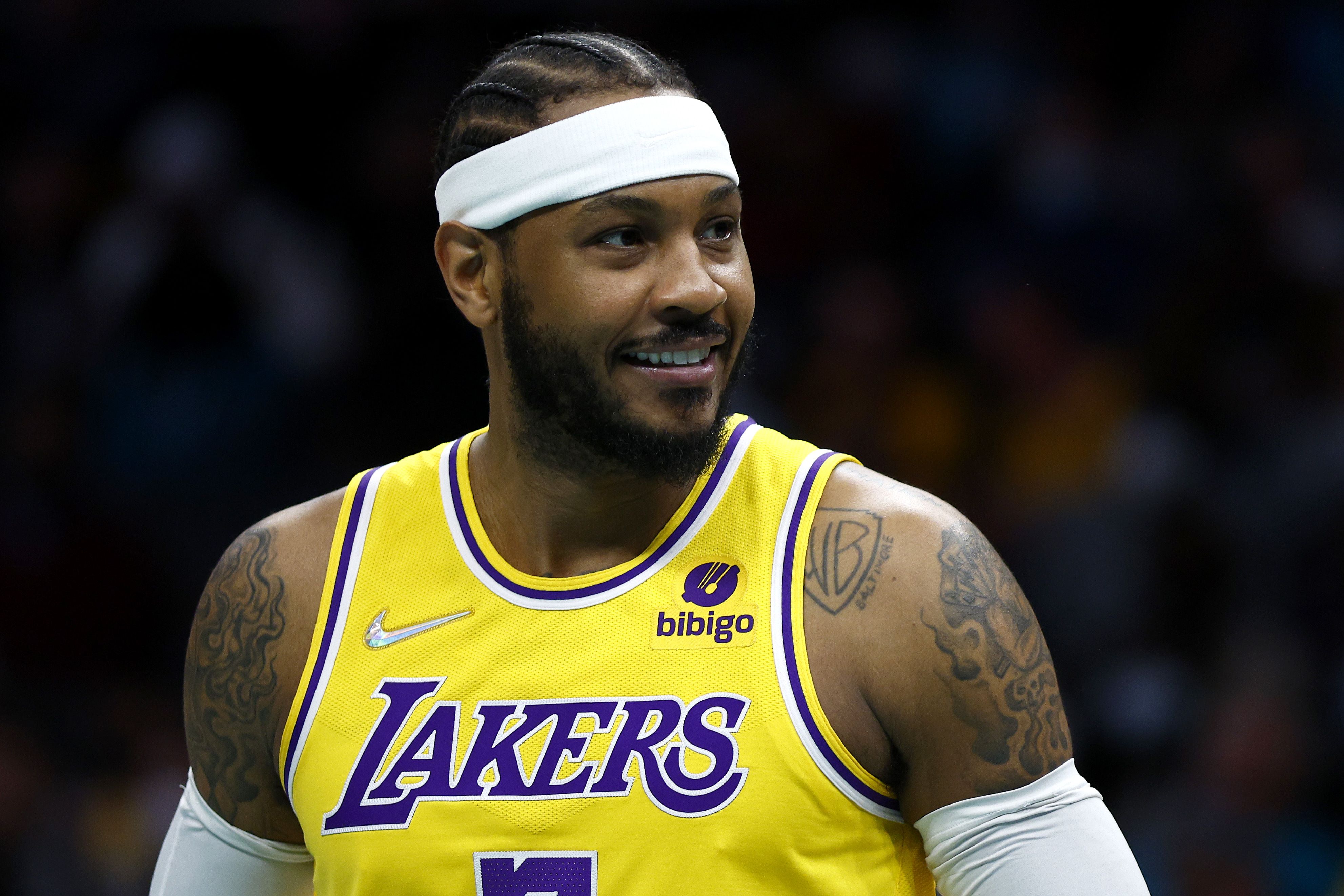 Carmelo Anthony Tambah daftar Pemain Lakers yang Cedera