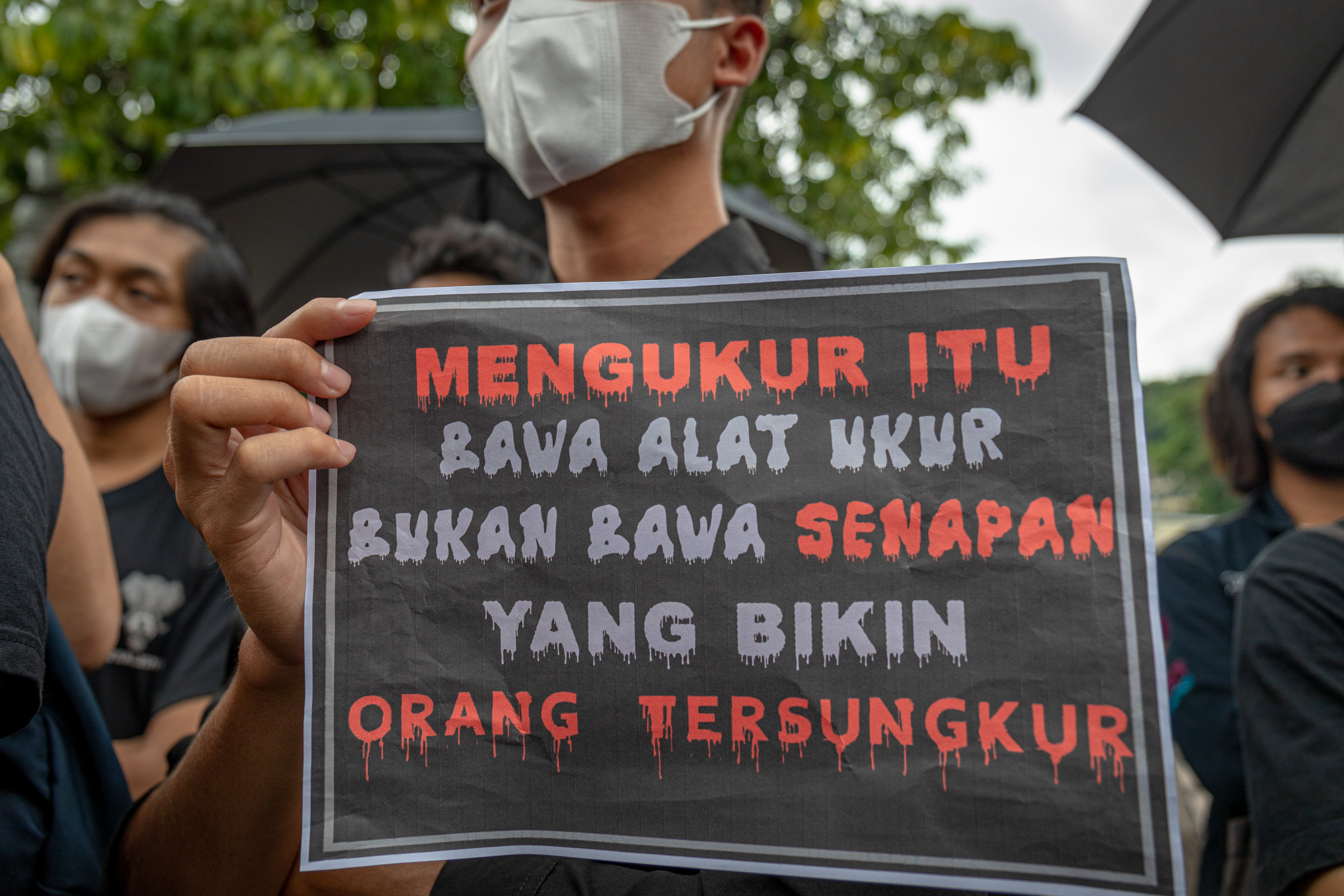 Aksi Kamisan di Semarang sebagai bentuk solidaritas kepada warga Desa Wadas, Purwerejo, Jawa Tengah