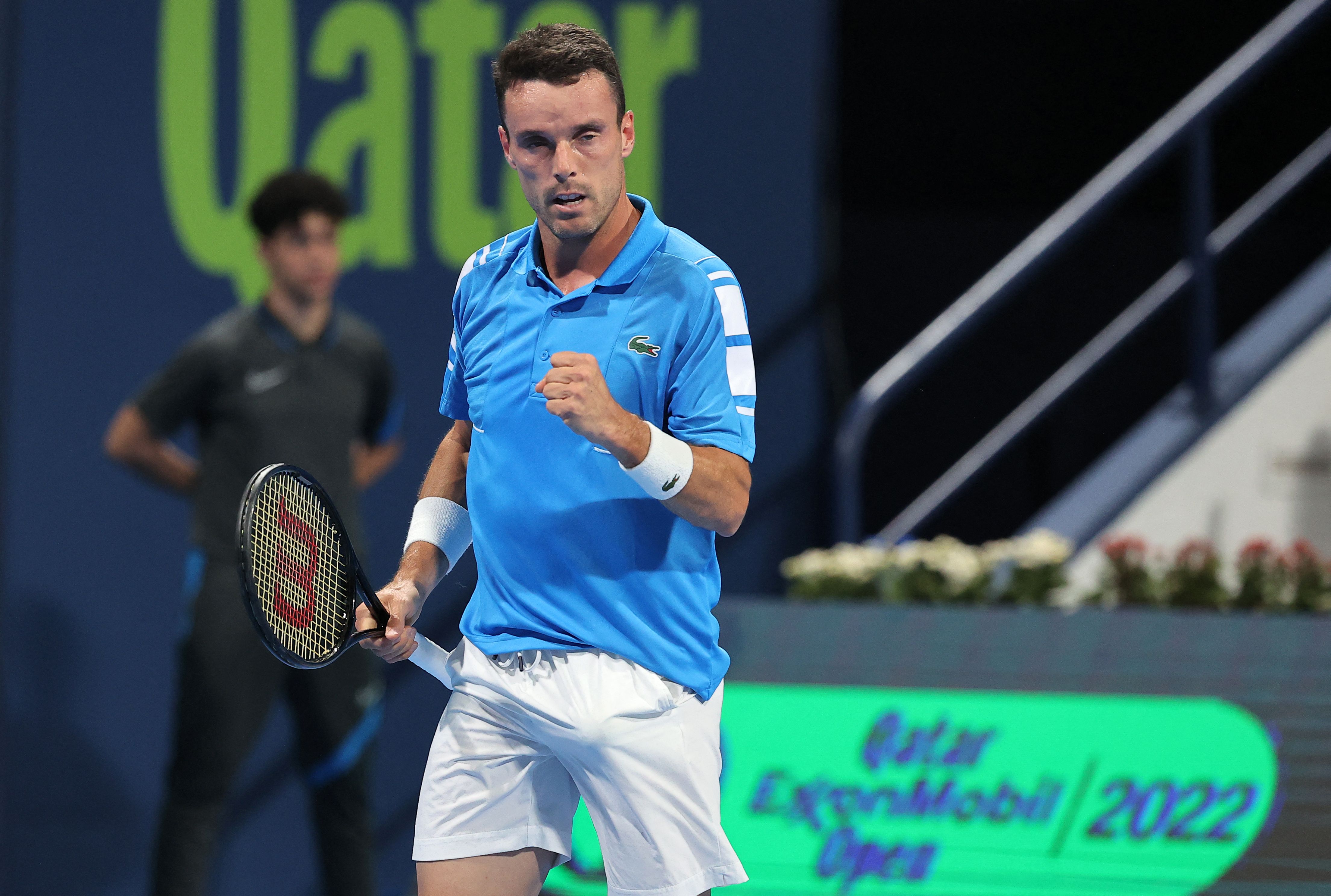 Petenis Spantol Roberto Bautista Agut