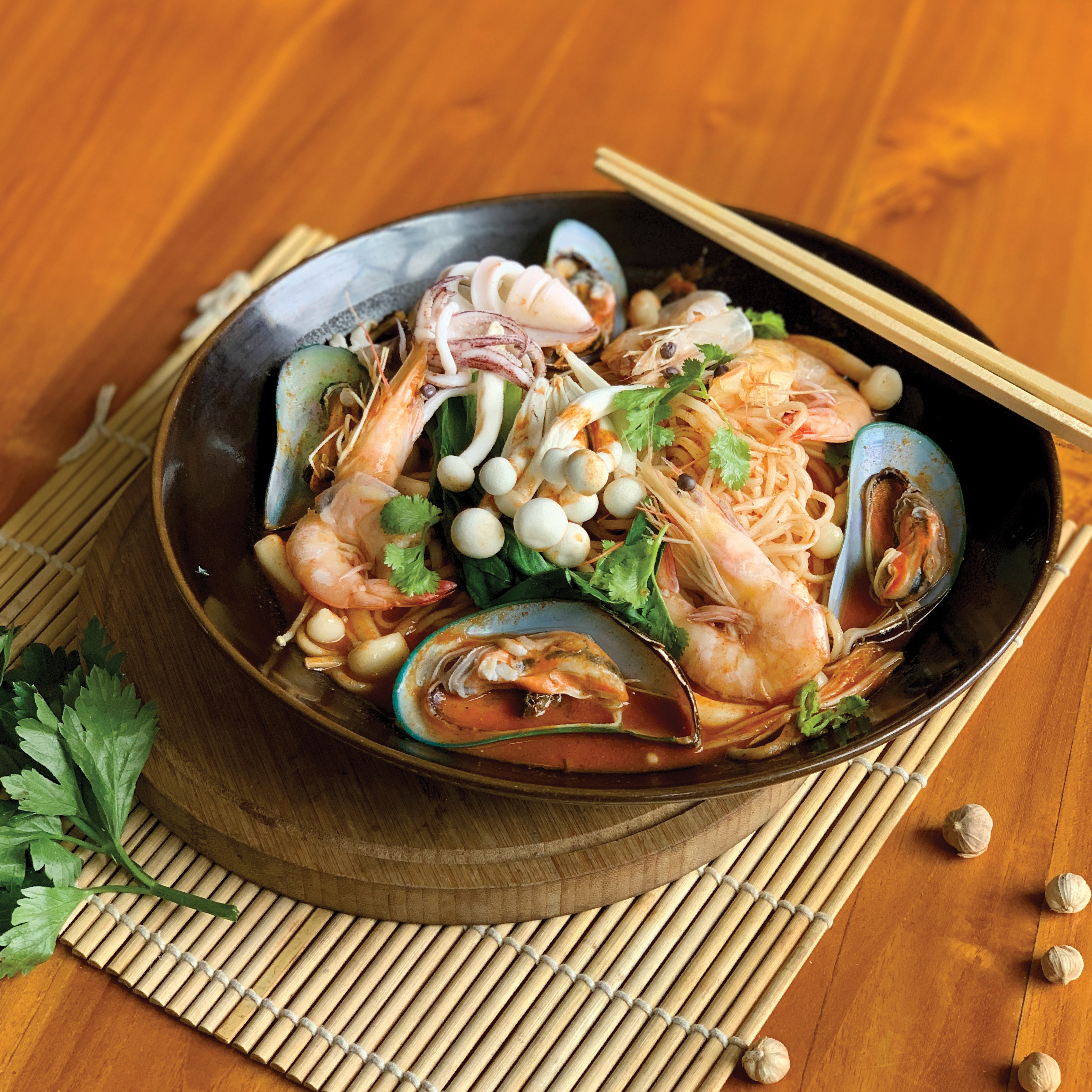 Menu Jjampong, Aston Anyer Beach Hotel