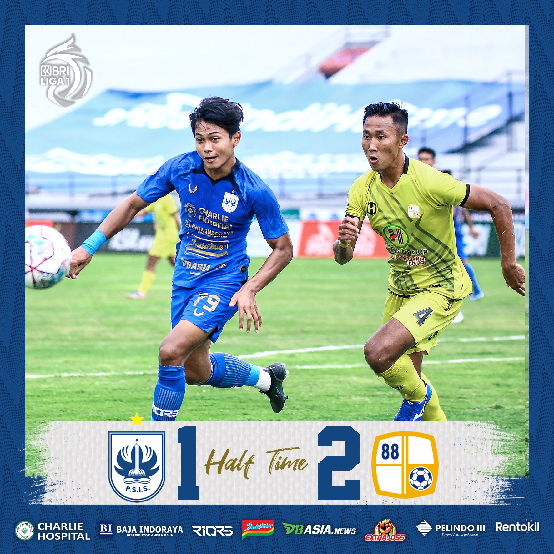 Laga PSIS lawan Barito Putera