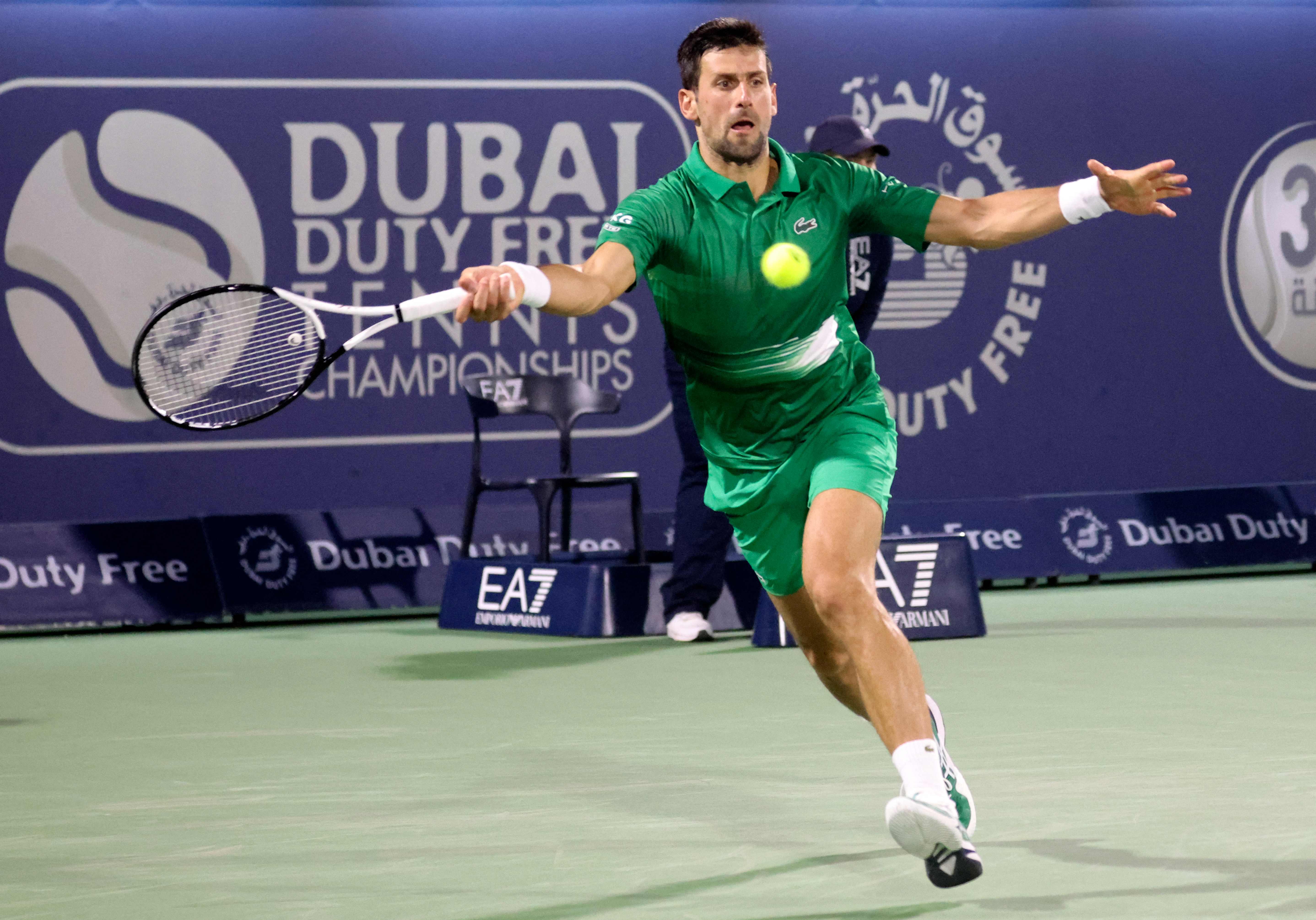 Petenis Serbia Novak Djokovic