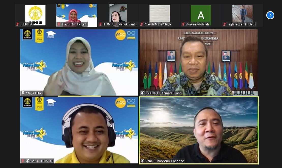 Iluni UI menggelar webinar untuk para alumni baru