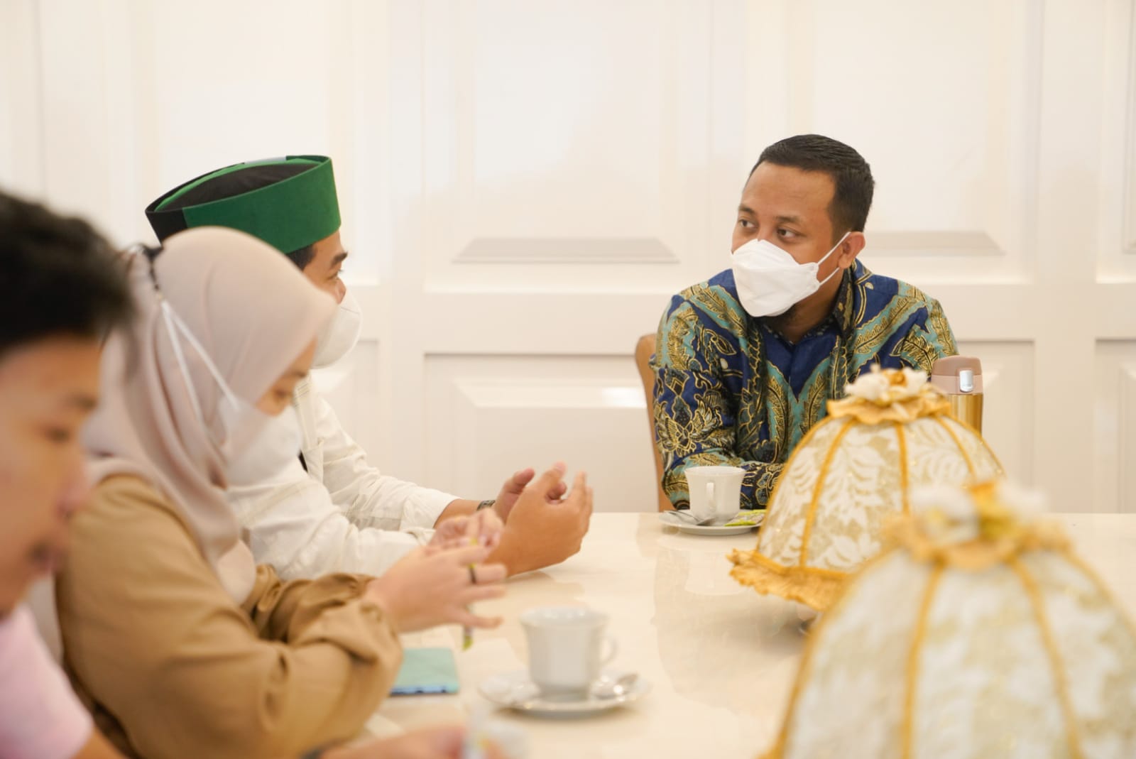 Pengurus Badko HMI Sulselbar bertemu Plt Gubernur Andi Sudirman 