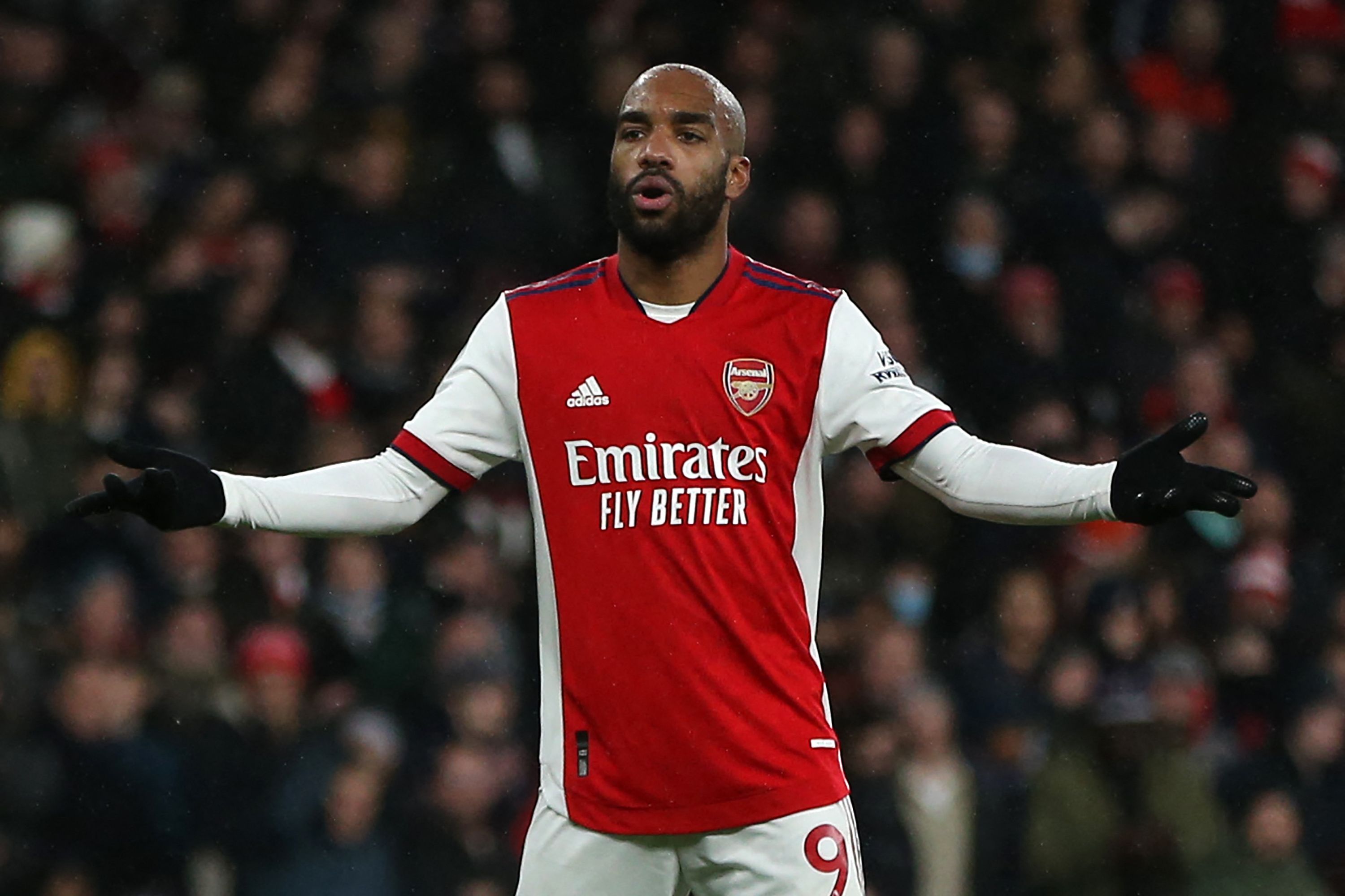 Penyerang Arsenal Alexandre Lacazette