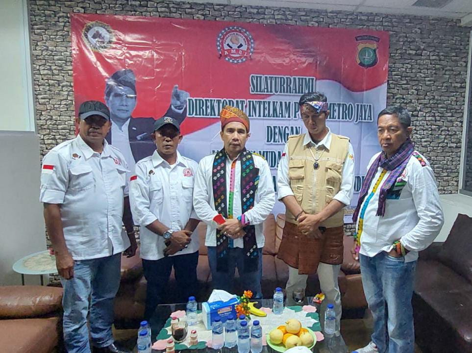 Pengurus DPN Ambil menerima kunjungannya Ditintelkam PMJ yang diwakili Ipda Nasarudin, Minggu (27/2) 