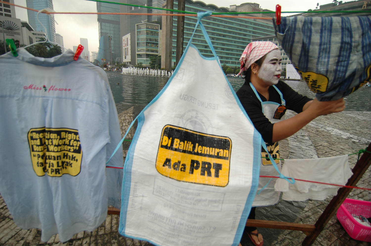 Aksi PRT memperingati Hari PRT