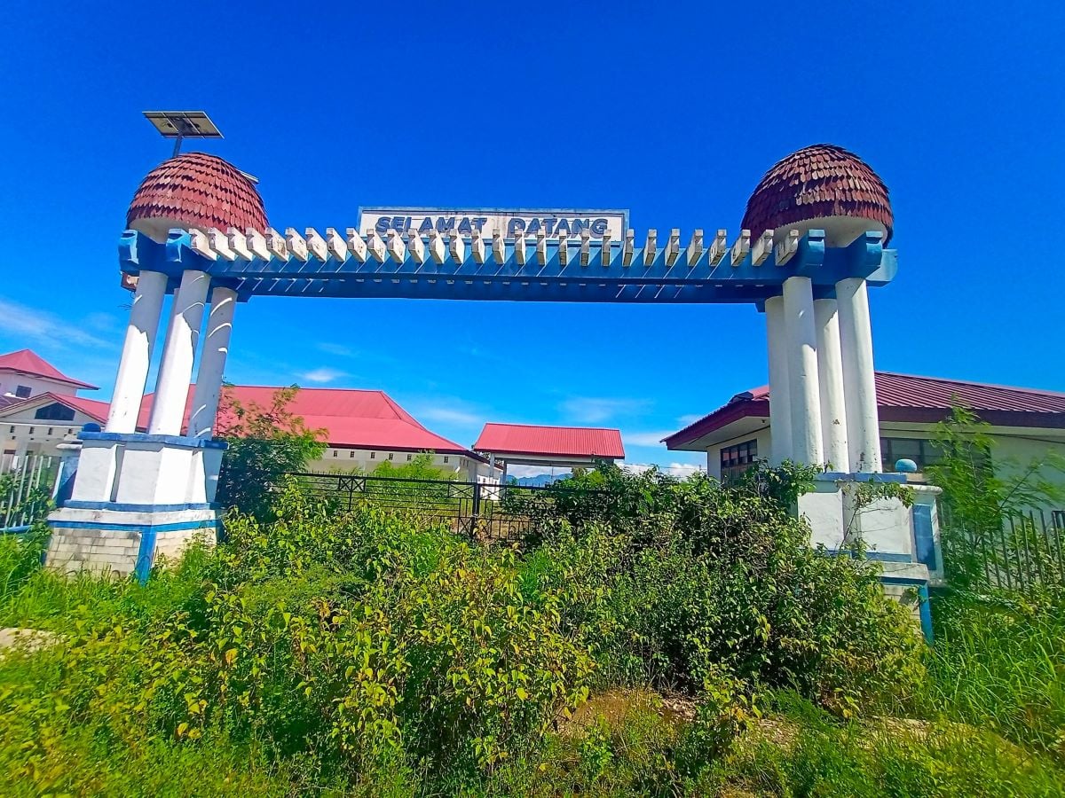 Terminal Antar Lintas Batas Negara (ALBN) di Timor Tengah Utara, Nusa Tenggara Timur (NTT), yang belum dioperasikan