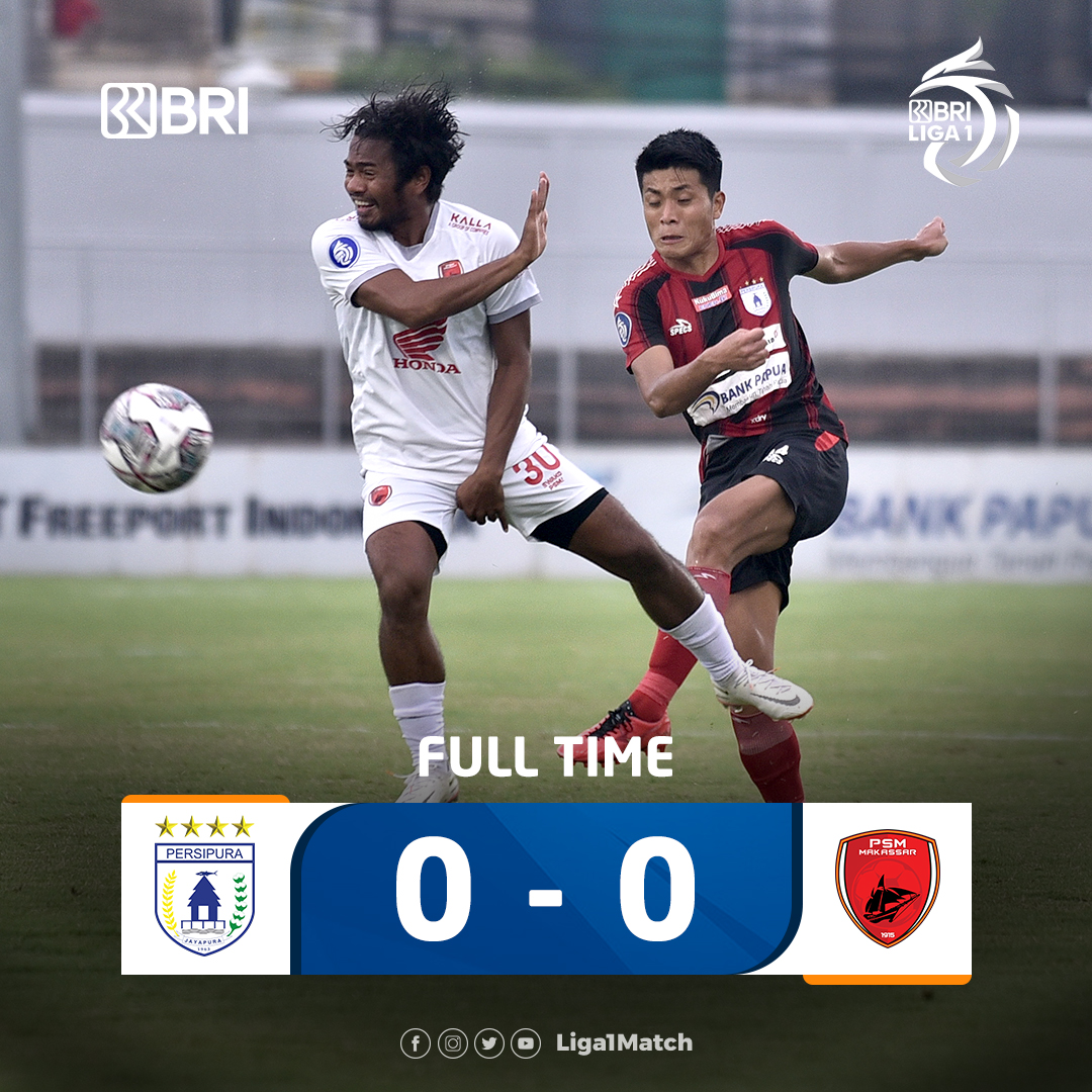 Laga Persipura lawan PSM Makassar