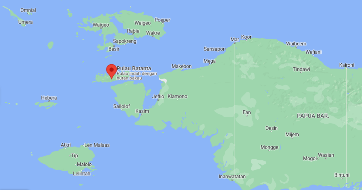 Pulau Batanta, Papua Barat.
