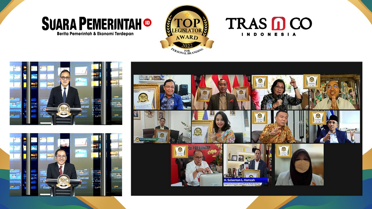 Acara penganugerahan Top Legislator Award 2022 For Personal Branding.