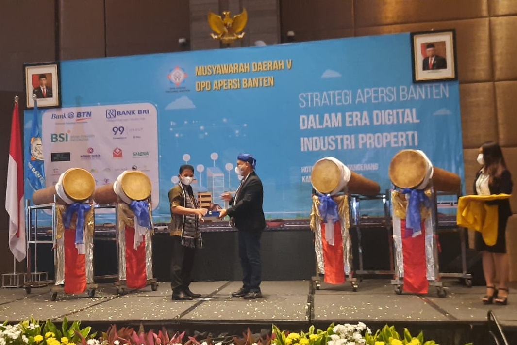 Musyawarah Daerah V Apersi Banten di Tangerang, Banten, Jawa Barat, Kamis (10/3).