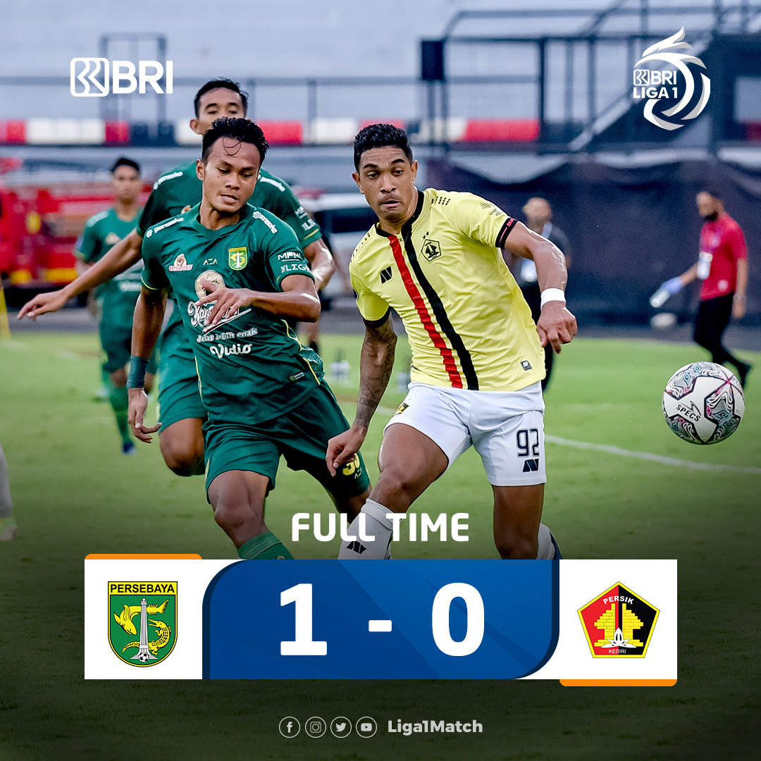 Laga Persebaya lawan Persik Kediri