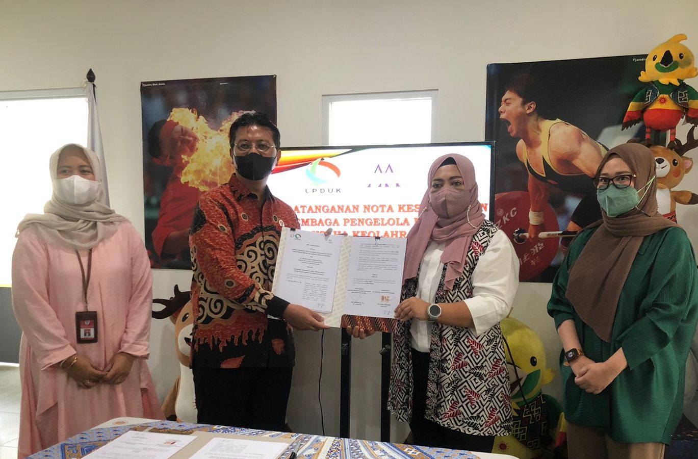 Kerja sama LPDUK dan PT Mangata hadirkan sport travel agency