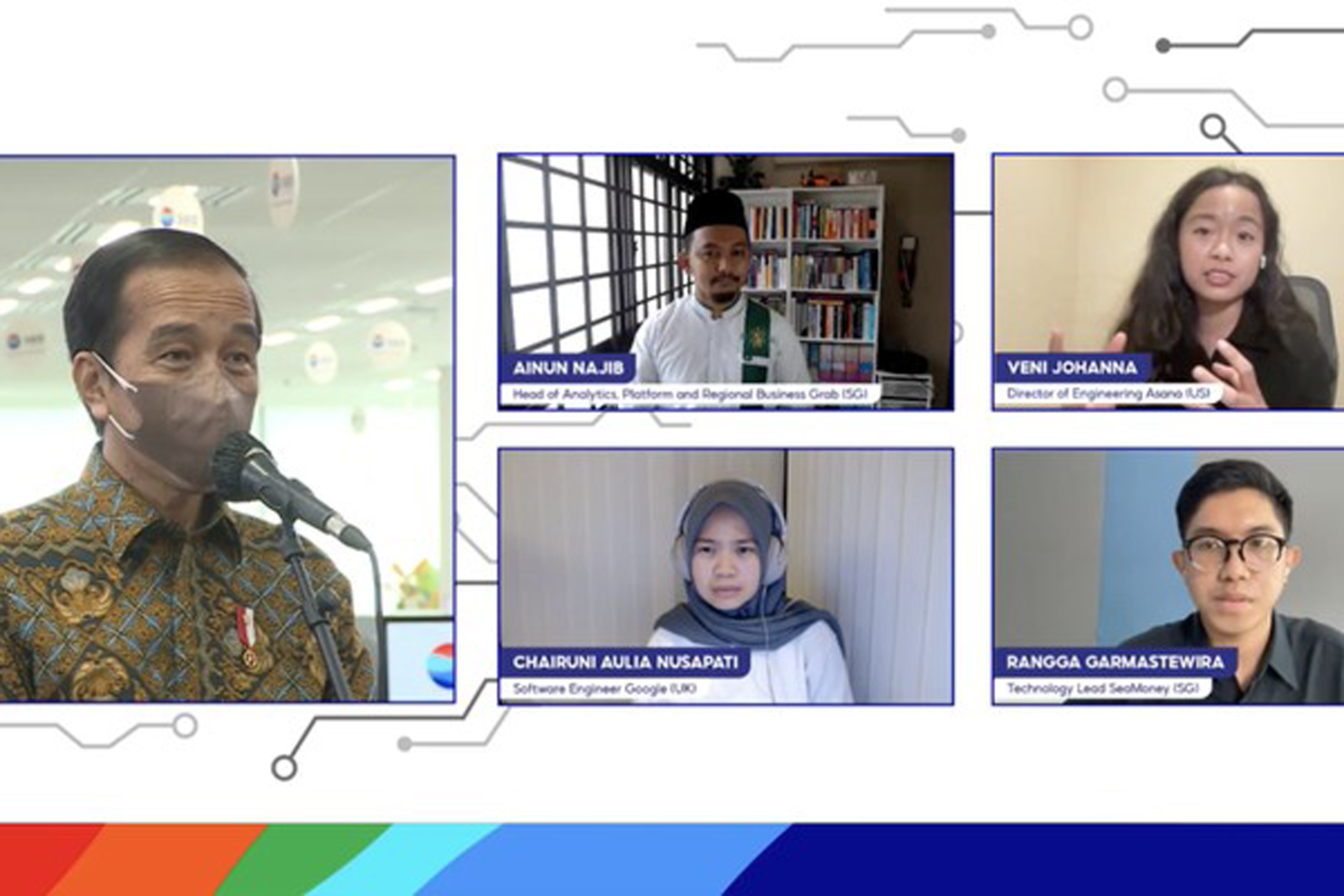 Dialog daring bersama talenta Tanah Air.