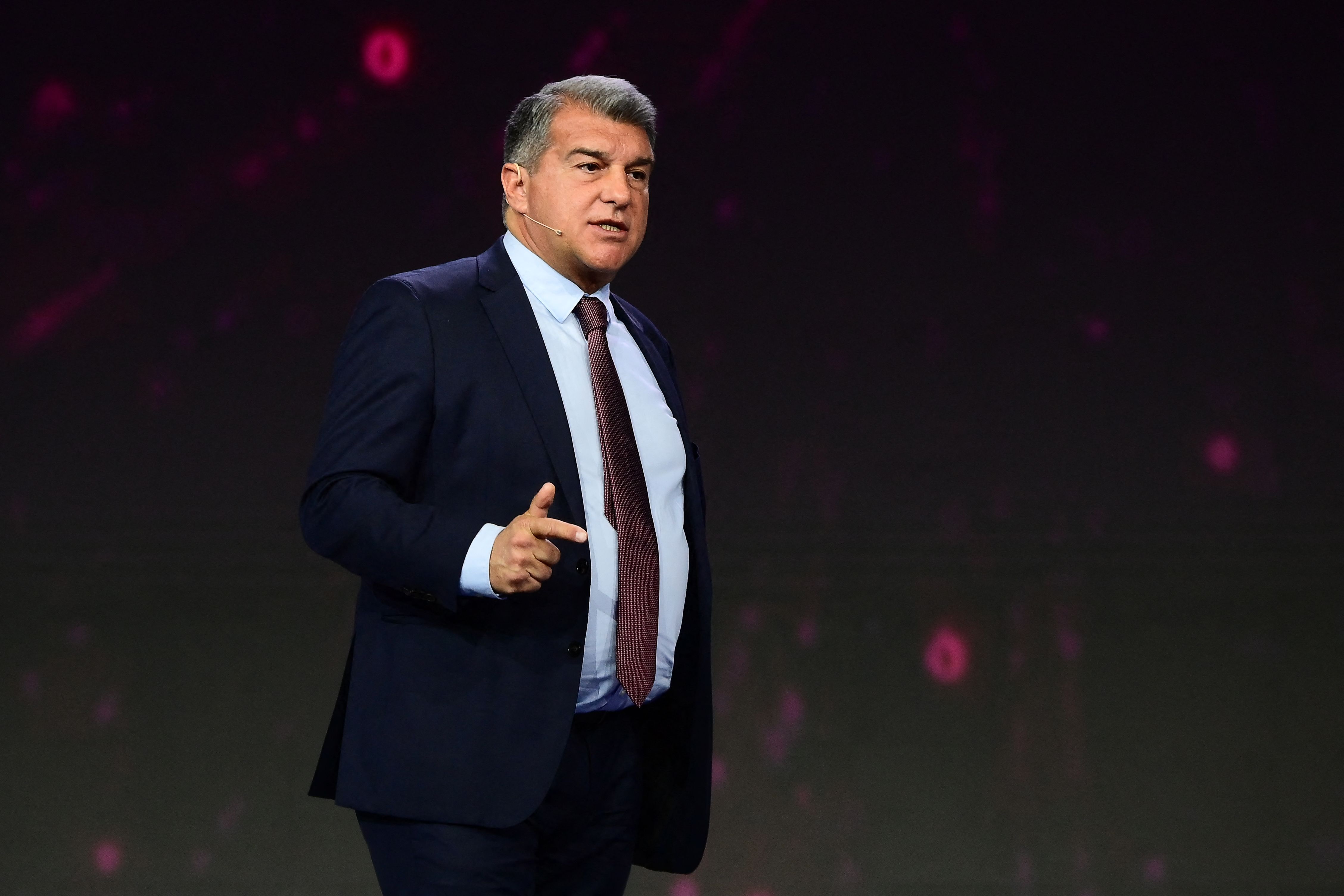 Presiden Barcelona Joan Laporta