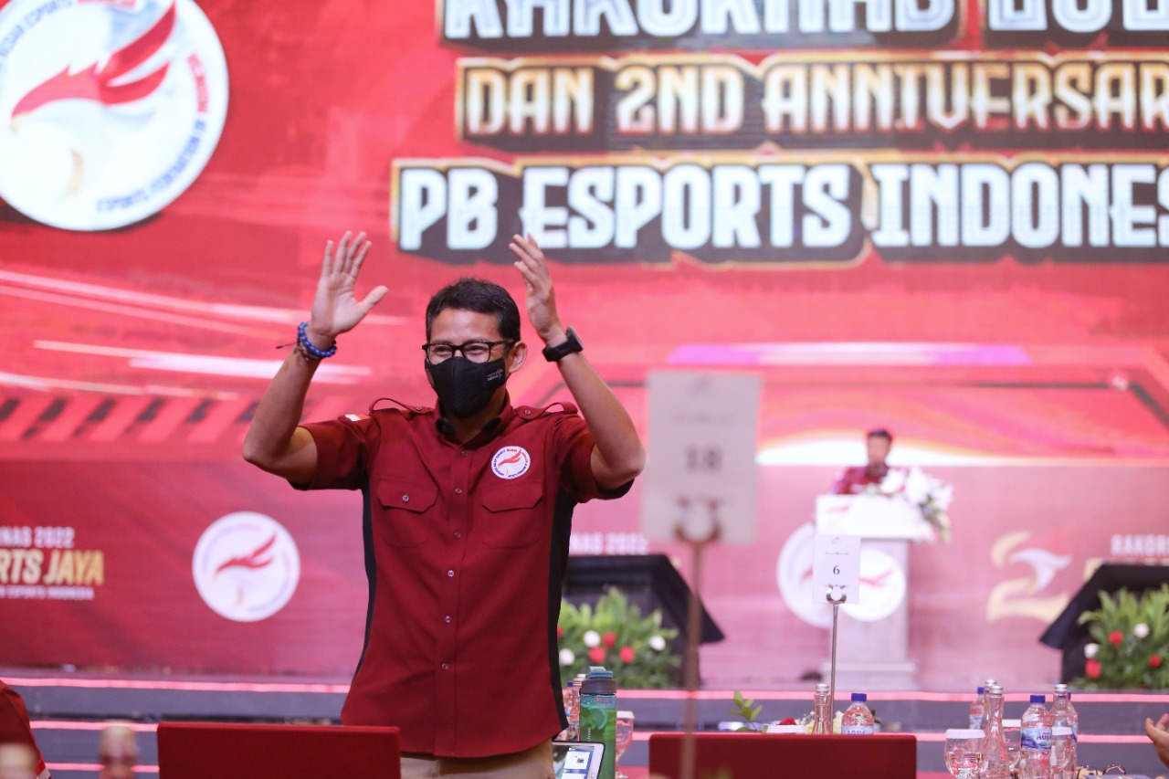 Jelang Piala Dunia Esports di Bali, Sandiaga Fasilitasi Pelatihan Atlet