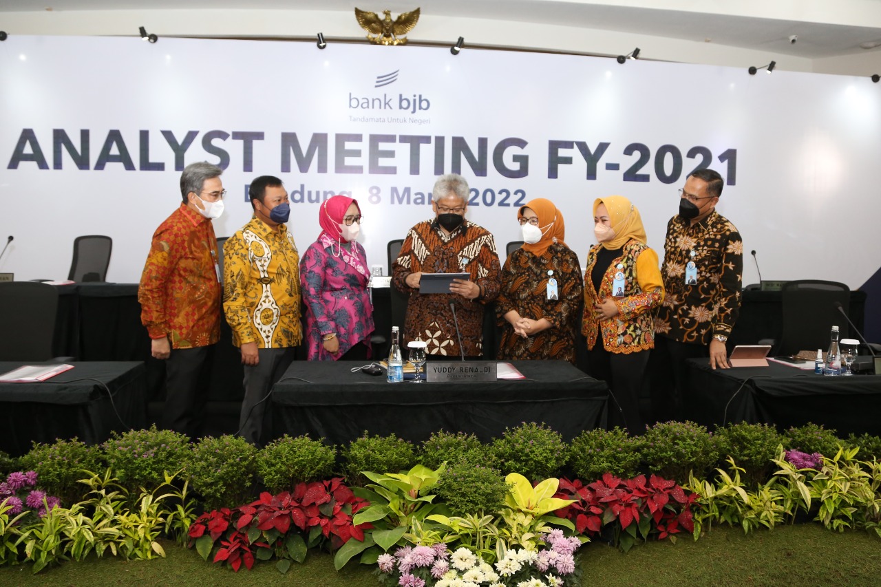 Analyst Meeting FY-2021 di Bandung, pada Selasa (8/3/2022).