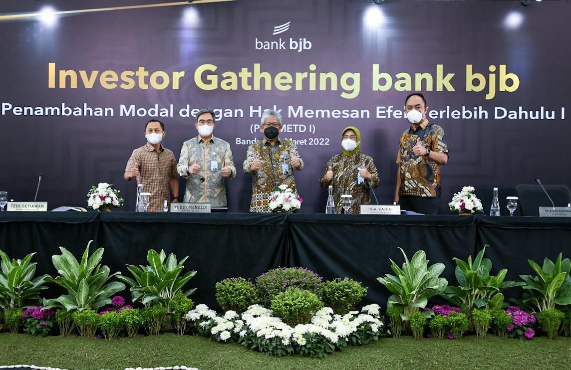 Direksi Bank BJB pada acara Investor Gathering 