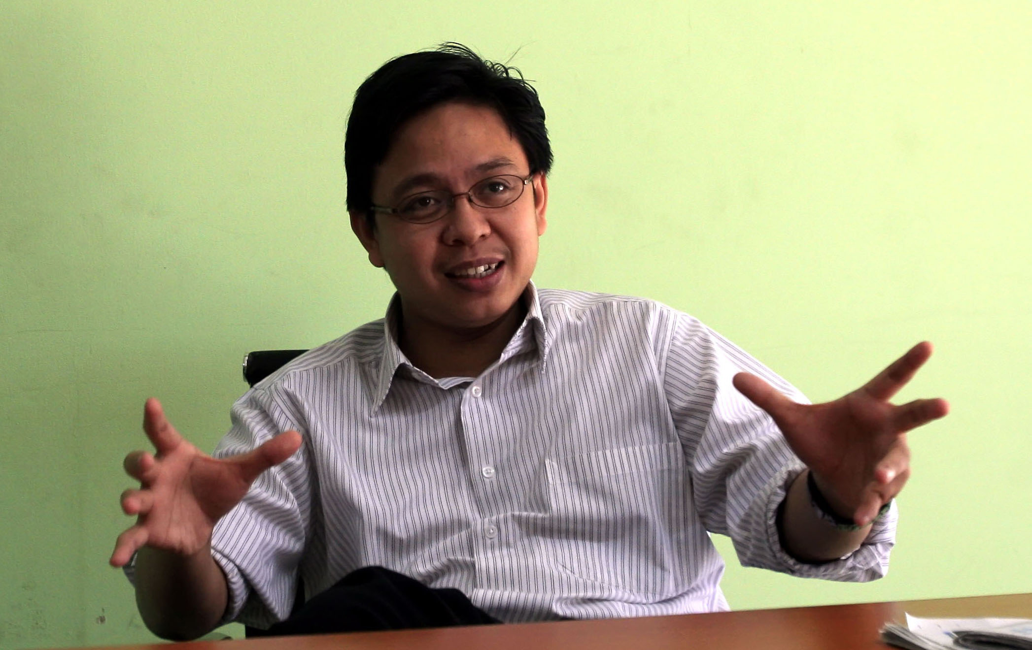 Direktur Eksekutif Indikator Politik Indonesia Burhanuddin Muhtadi 