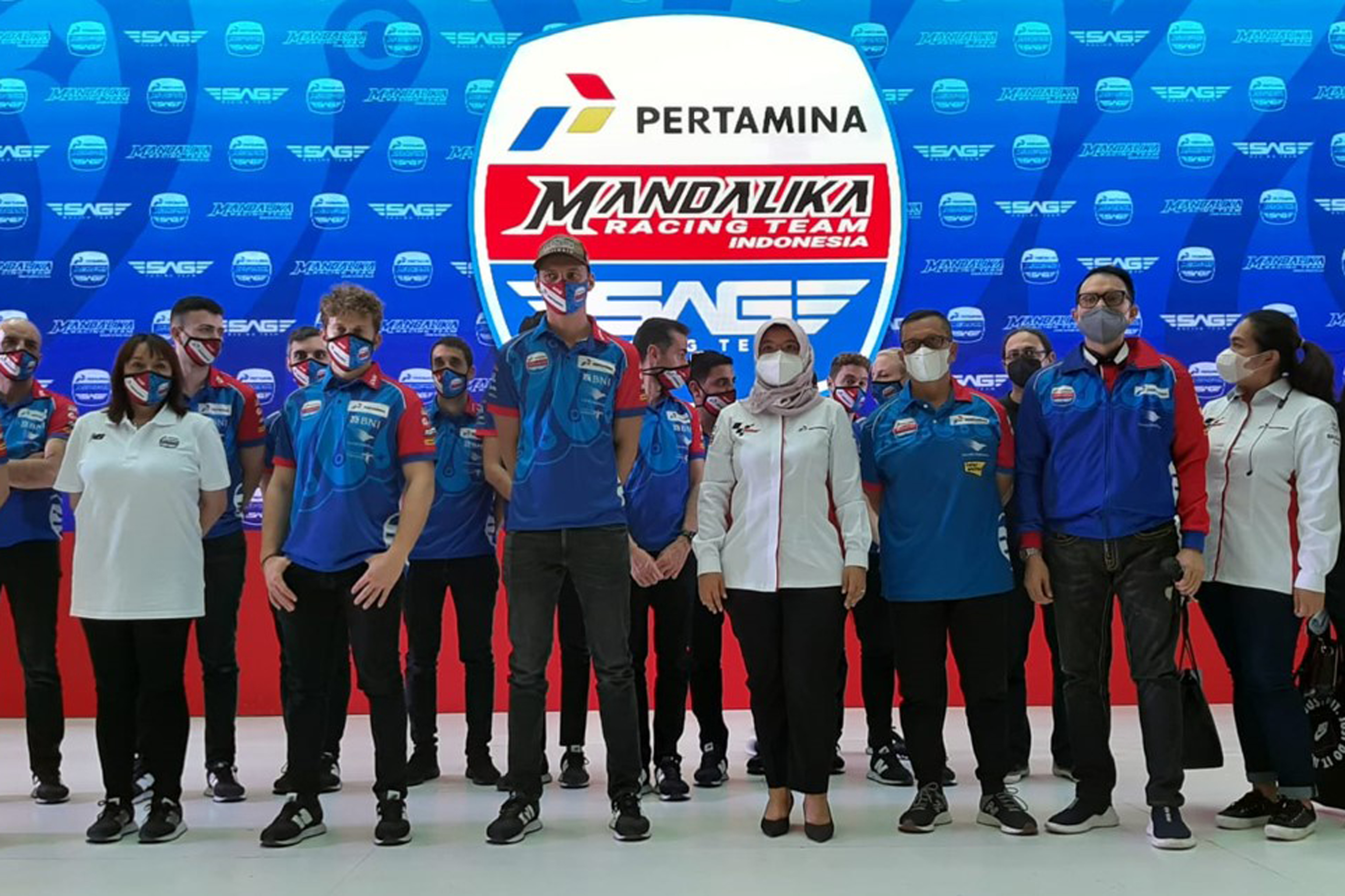 Pertamina Mandalika SAG Racing Team.
