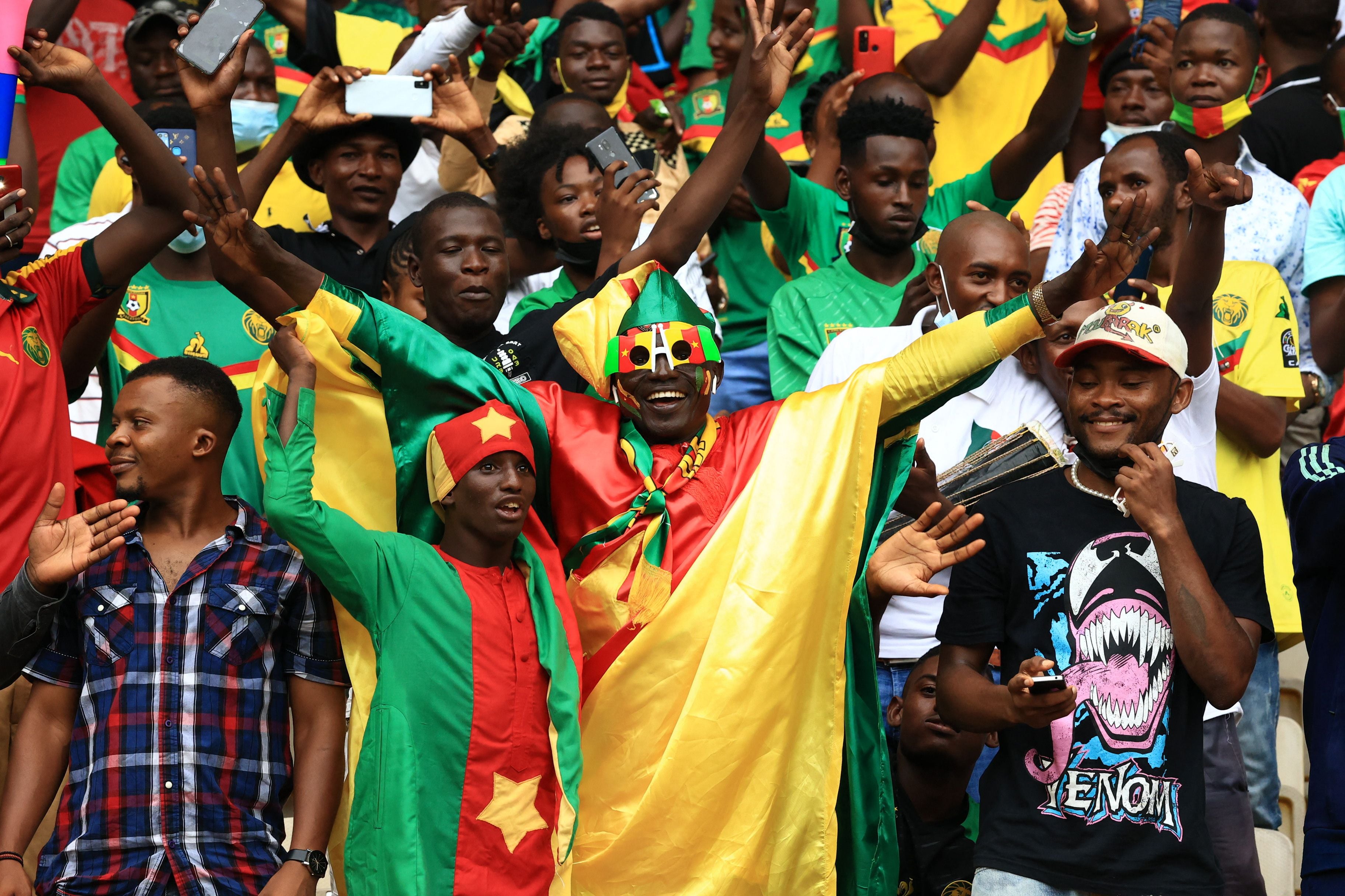 Pendukung timnas Kamerun