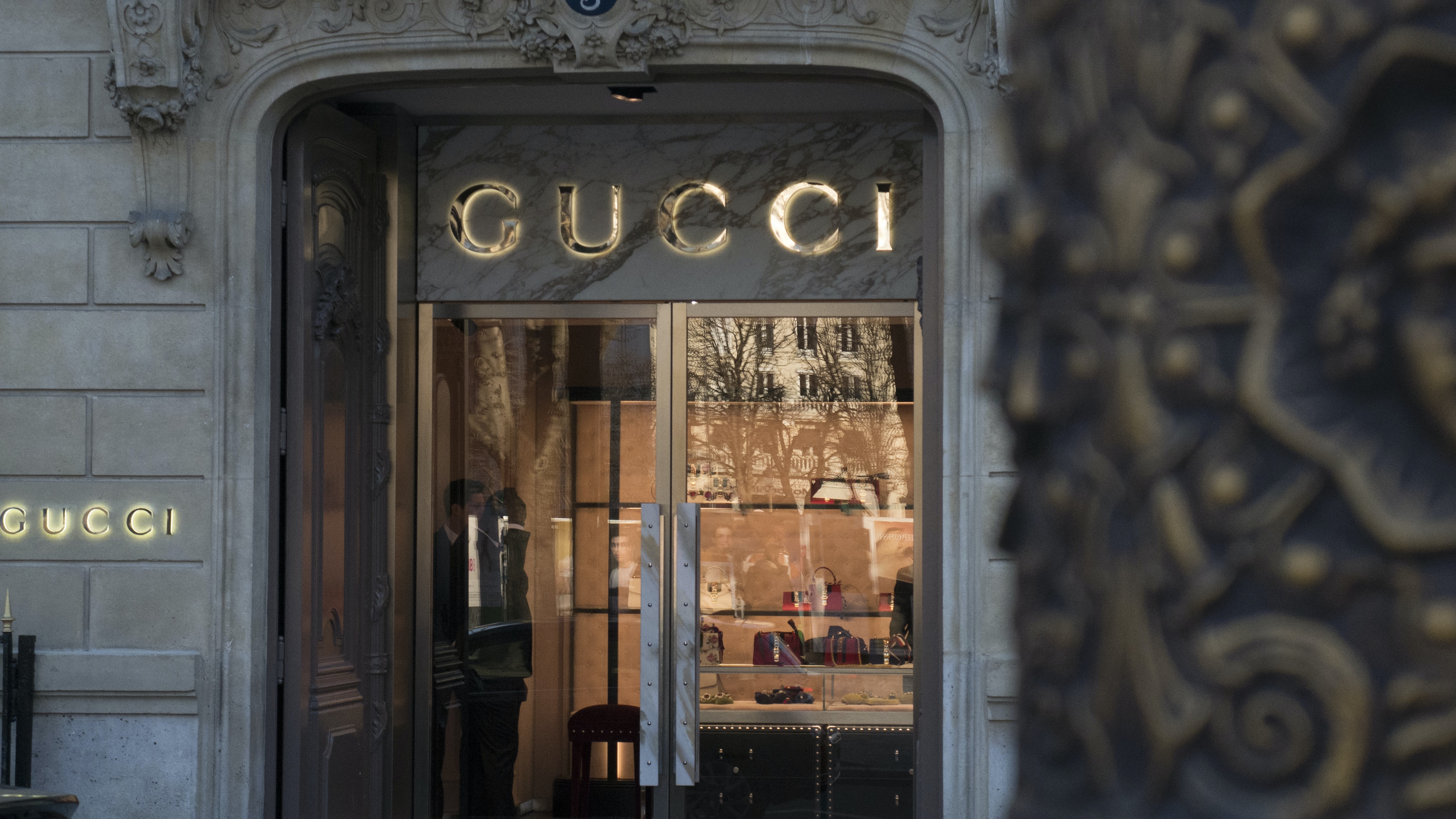 Iliustrasi: Butik Gucci di Paris, Prancis