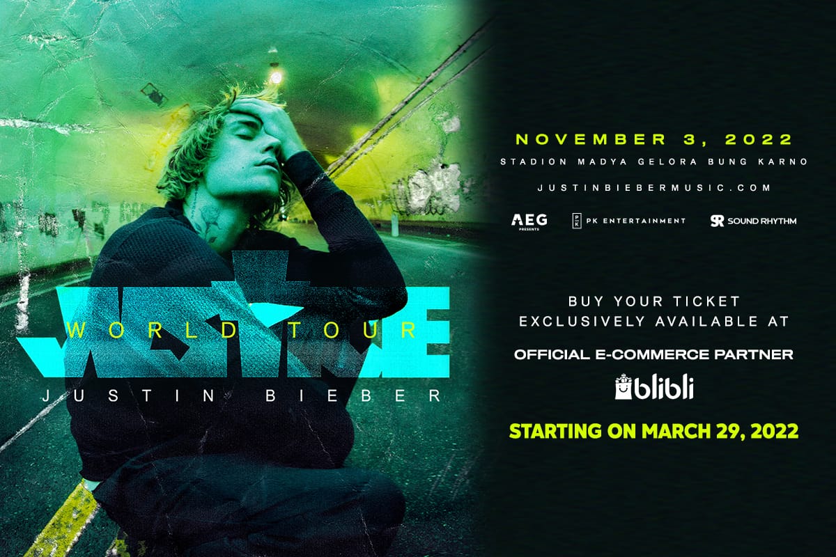 Poister Justin Bieber-Justice World Tour