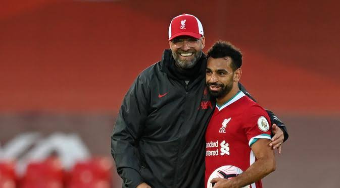 Juergen Klopp dan Mohamed Salah