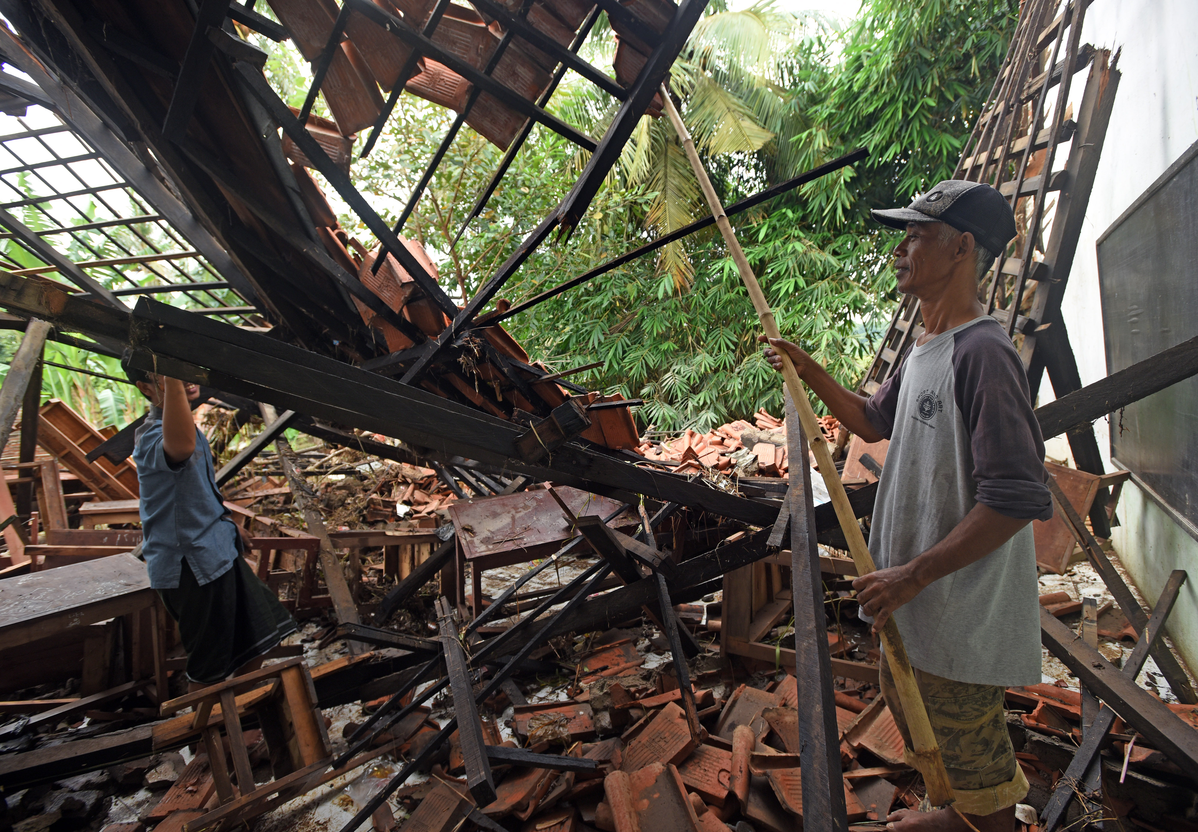 Belasan Rumah Warga Mojokerto Rusak Diterjang Angin Kencang