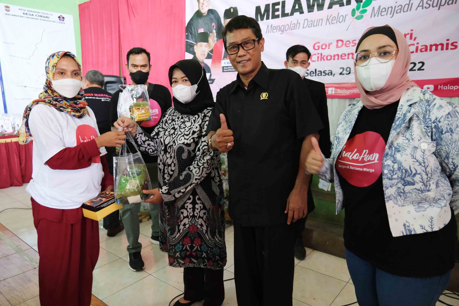 HaloPuan mengadakan penyuluhan bahaya stunting dan pentingnya asupan gizi seimbang di Kabupaten Ciamis, jawa Barat.