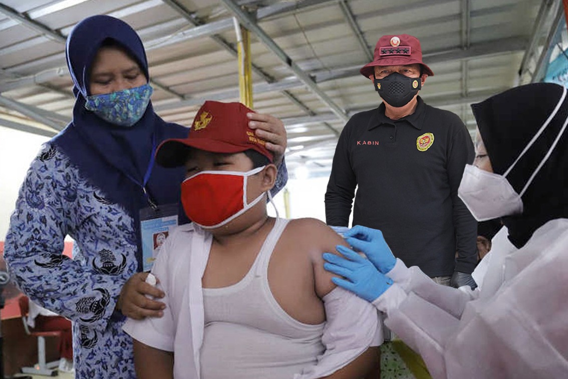 BIN menggencarkan vaksinasi covid-19  demi memenuhi target 70%-75% populasi secara nasional, menyasar daerah 4T di Indonesia.