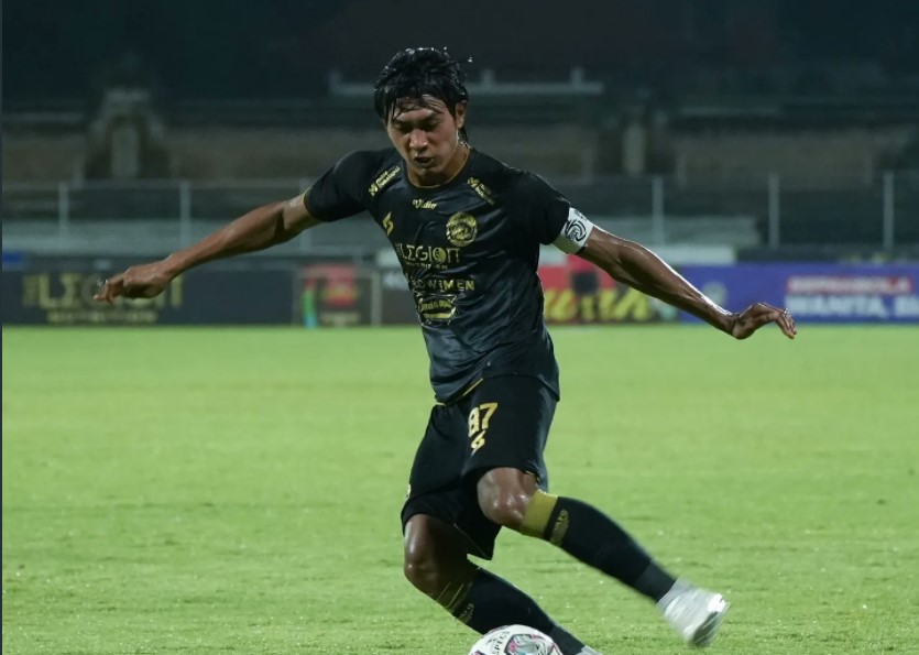 Pemain Arema FC Johan Ahmad Farizi 