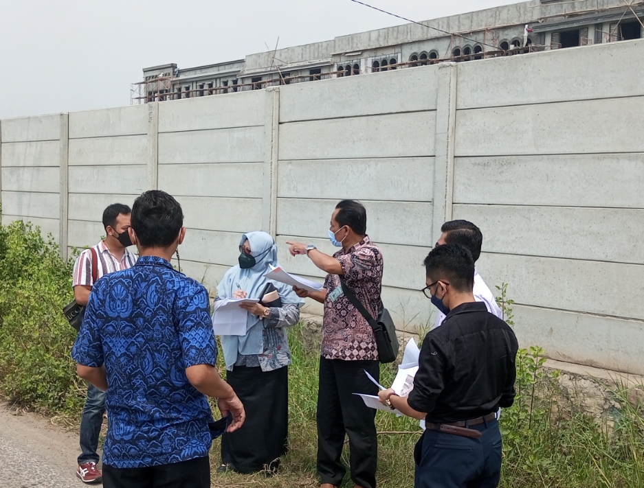 Peninjauan sidang perkara Salembara Jaya di lokasi