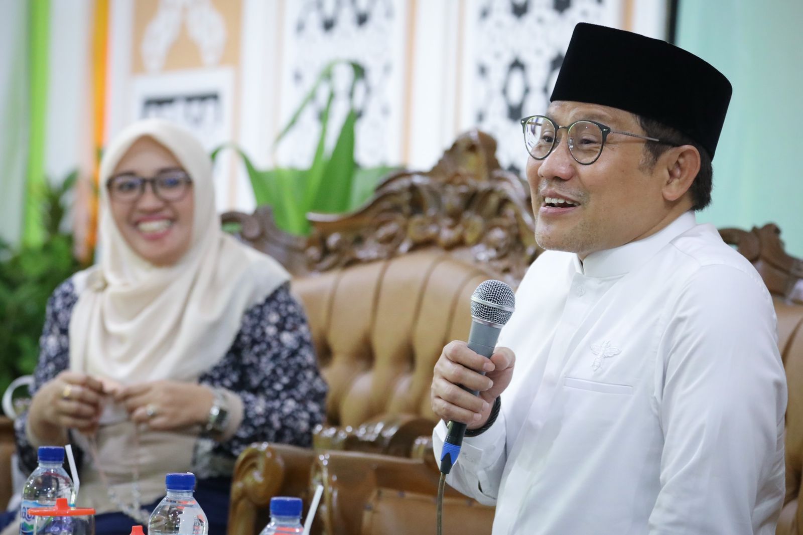 Wakil Ketua DPR RI Bidang Korkesra Abdul Muhaimin Iskandar di Rapat Kerja Nasional Fasantri, Demak,Jateng. 