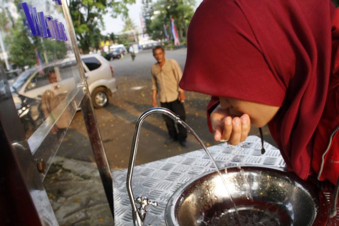 Ilustrasi . Fasilitas air layak minum